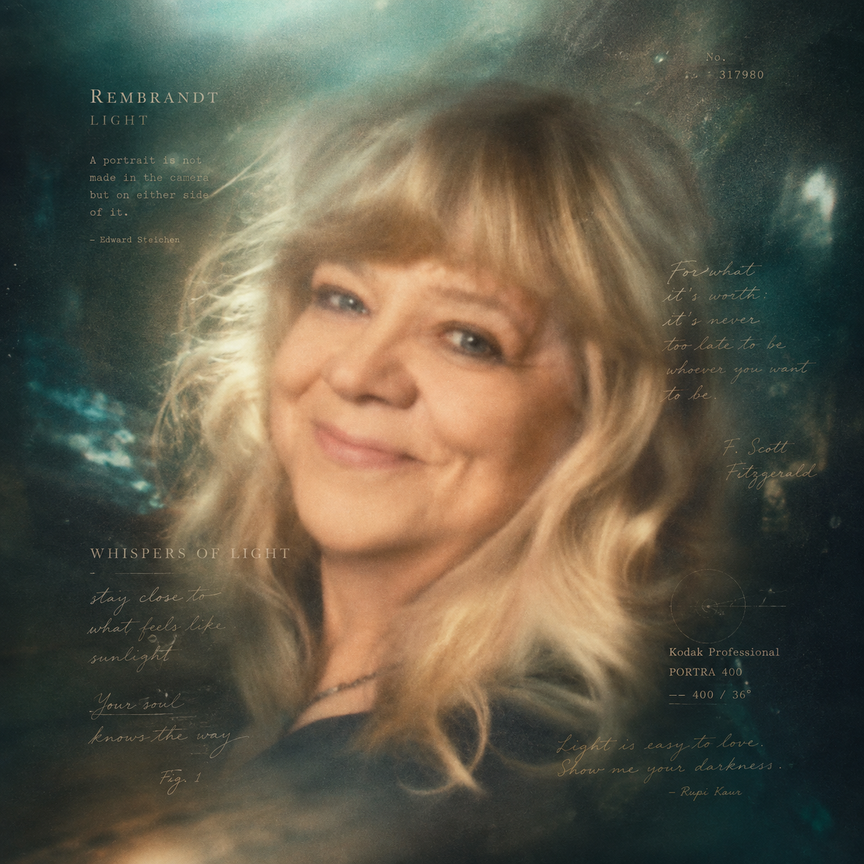 Künstlerisches Porträt von Beate Gajda-Passig